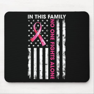 Mousepad Nesta Família Ninguém Luta Sozinho Com O Cancer Da