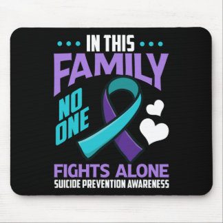 Mousepad Nesta Família Ninguém Luta Sozinho Contra O Suicíd