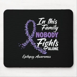 Mousepad Nesta Família Ninguém Luta Sozinho Pela Epilepsia 