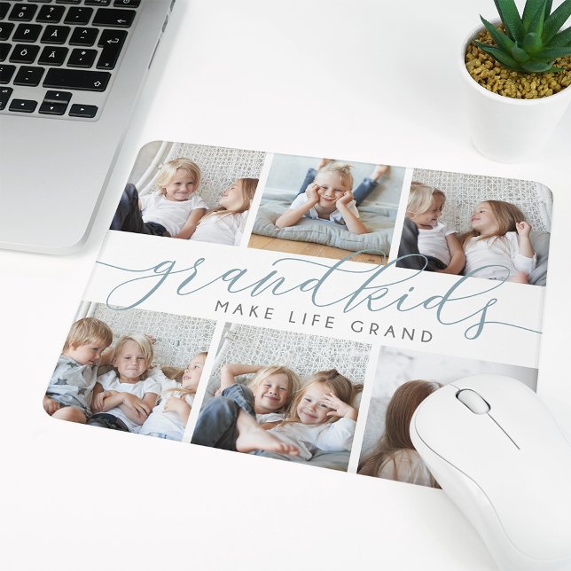 Mousepad Netos tornam a vida grandiosa | Colagem de Fotogra (Criador carregado)