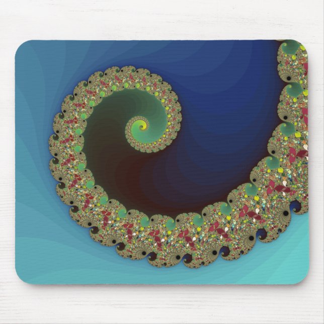Mousepad Netuno - Arte Fractal (Frente)