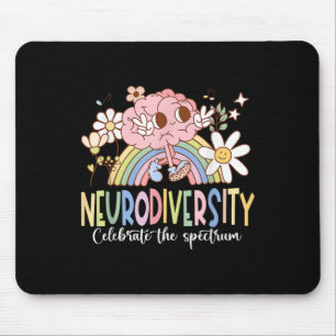 Mousepad Neurodiversidade Celebra Autismo Do Cérebro Do Esp