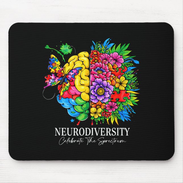 Mousepad Neurodiversidade celebra o espectro  (Frente)