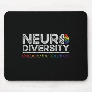 Mousepad Neurodiversity celebra saúde mental adhd autismo