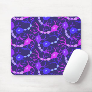 Mousepad Neurônios Conectados Neon Roxo