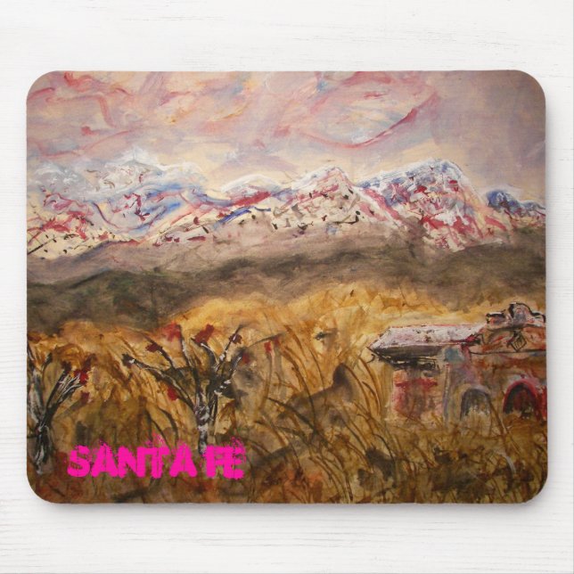 Mousepad neve de Santa Fé (Frente)