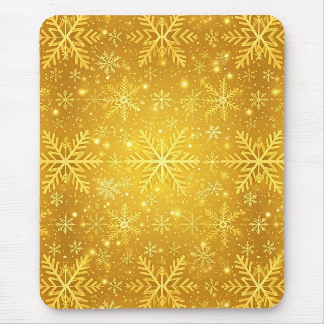 Mousepad Neve Dourada (Frente)