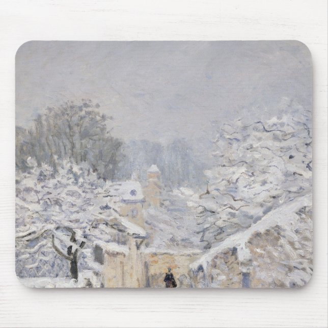 Mousepad Neve em Louveciennes, 1878 (Frente)