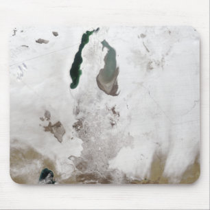 Mousepad Neve em torno do mar de Aral
