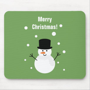 Mousepad Neve festiva do feriado do inverno bonito do
