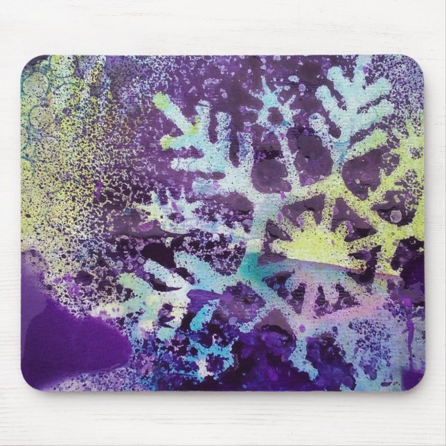 Mousepad Neve Roxa (Frente)