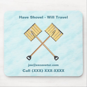 Mousepad Neve Shoveling Business