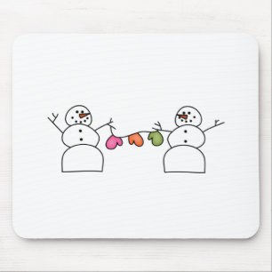 Mousepad Neves com Camisas Mittens e Presentes