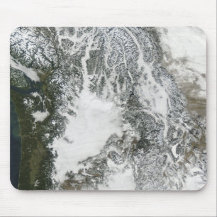 Mousepad Névoa e neve no noroeste pacífico (col verdadeir