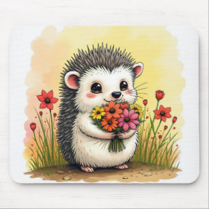 Mousepad Nevoeiro com Buquê de flores