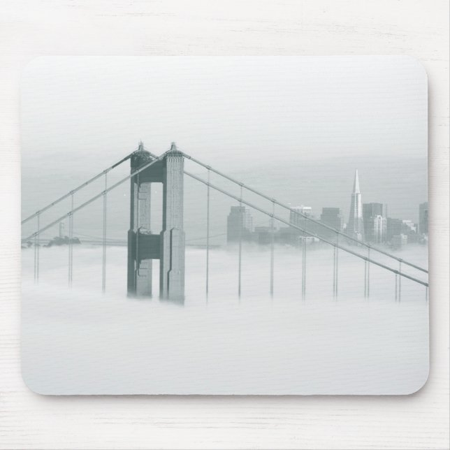 Mousepad Nevoeiro rola pela baía de São Francisco 2 (Frente)