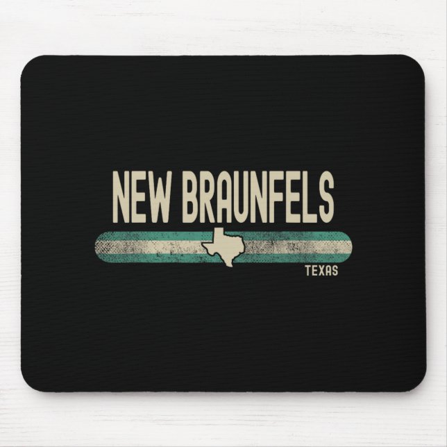 Mousepad New Braunfels Tx Texas Travel &amp; 80s Style  (Frente)