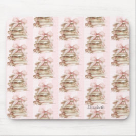 Mousepad New Chapter Pink Bow Stripes