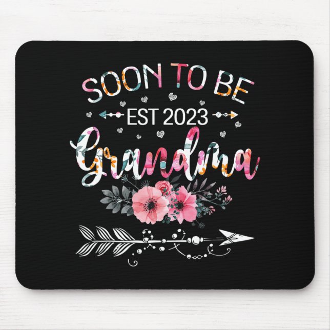 Mousepad New Grandma Mother's Day Soon To Be Grandma Est 20 (Frente)