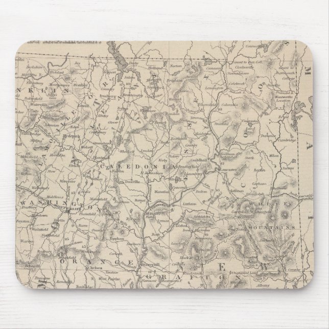 Mousepad New Hampshire e Vermont (Frente)