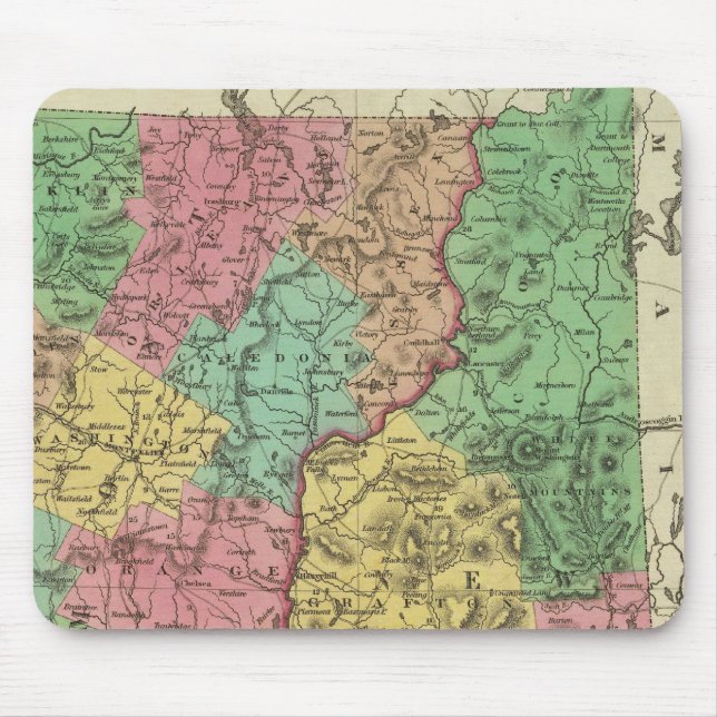 Mousepad New Hampshire e Vermont 2 (Frente)