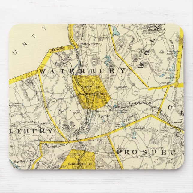 Mousepad New Haven County Connecticut (Frente)