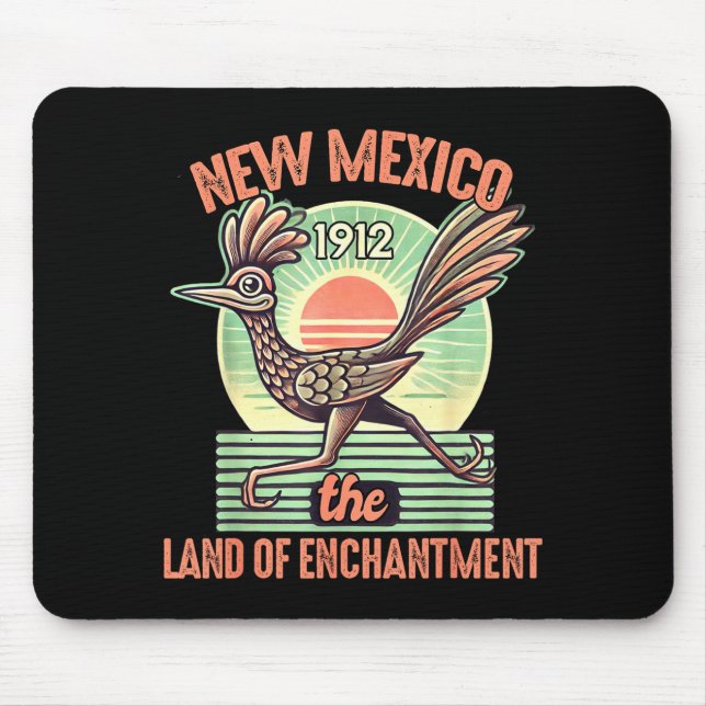 Mousepad New Mexico State Land Of Enchantment Road Runner S (Frente)