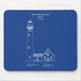 Mousepad New Presque Isle Lighthouse - Michigan - AD