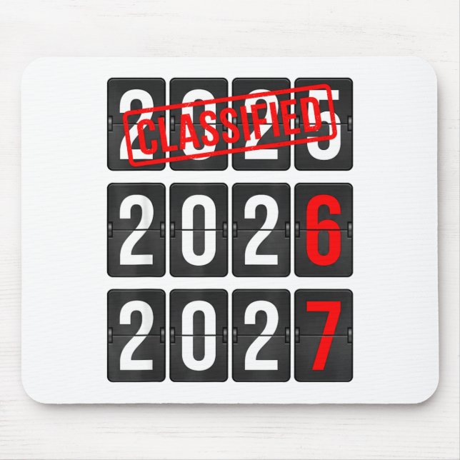 Mousepad New Year 67 Six Seven Countdown New Year 2026 2027 (Frente)