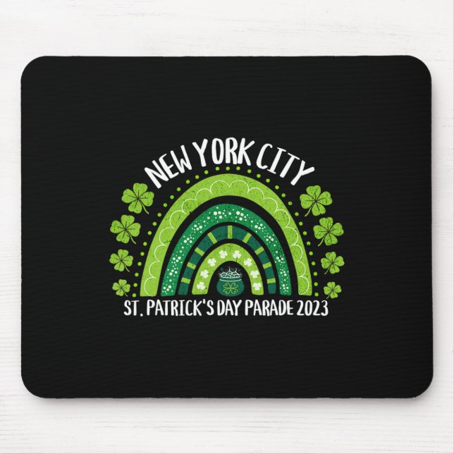 Mousepad New York City St Patrick's Day Parade Matching Fam (Frente)