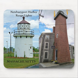 Mousepad Newburyport Harbor Range Lights, Massachusetts Mou