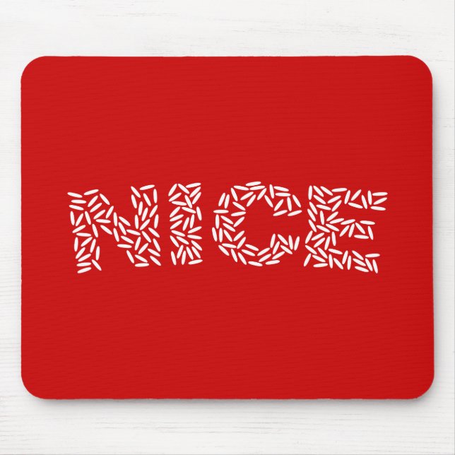 Mousepad Nice Rice (Frente)