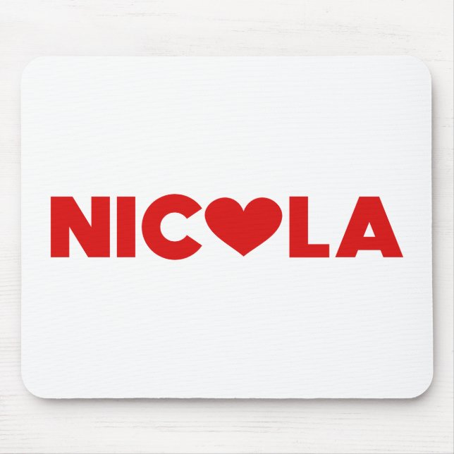 Mousepad Nicola Love (Frente)