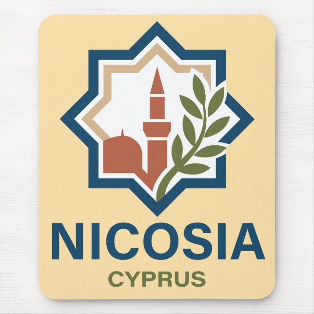 Mousepad Nicosia Cyprus Mediterranean (Frente)