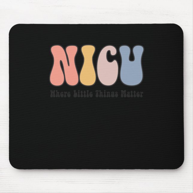 Mousepad Nicu - Unidade Neonatal De Cuidados Intensivos - O (Frente)