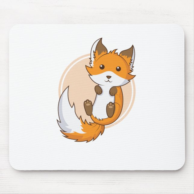 Mousepad niedlicher Fuchs (Frente)