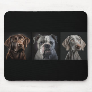Mousepad Niedlicher Haustier Hund 3 Foto kundenspezifisch
