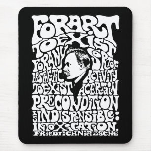 Mousepad Nietzsche - arte