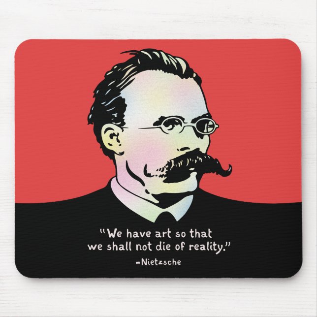 Mousepad Nietzsche - realidade da arte v. (Frente)