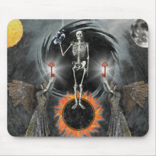 Mousepad Nigredo Tradicional Alchemy Putrefaction Black Sun