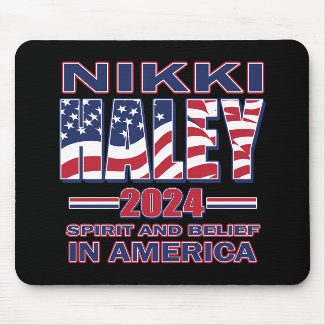 Mousepad Nikki Haley para Presidente (Frente)