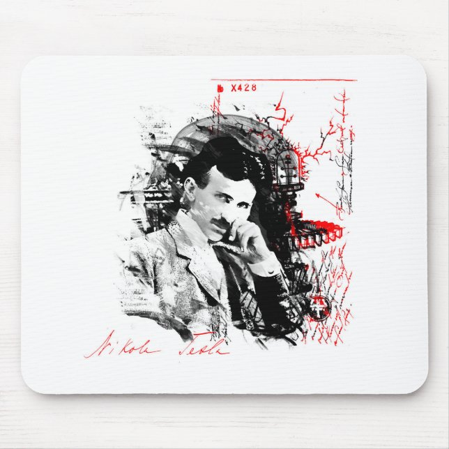Mousepad Nikola Tesla (Frente)