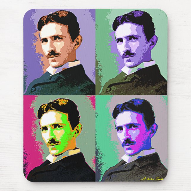 Mousepad Nikola Tesla (Frente)