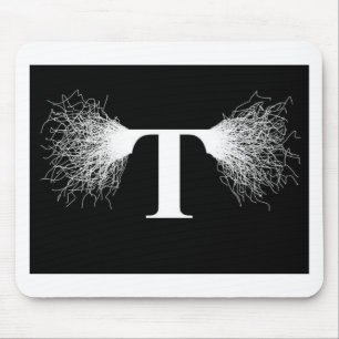 Mousepad Nikola Tesla - bobina de Tesla - relâmpago
