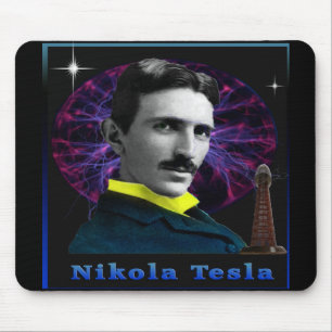 Mousepad Nikola Tesla poster