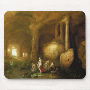 Mousepad Ninfas que banham-se por ruínas clássicas