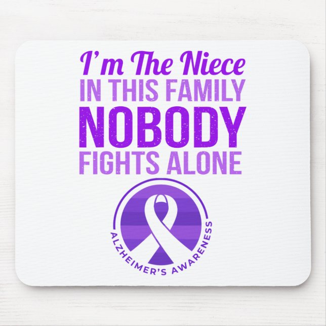 Mousepad Ninguém luta sozinho contra a consciência do Heime (Frente)
