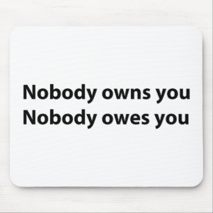 Mousepad Ninguém possui-o/deve-