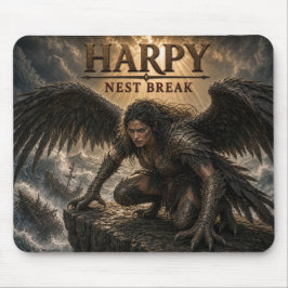 Mousepad Ninho de Hárpia Quebra Realismo Sombrio