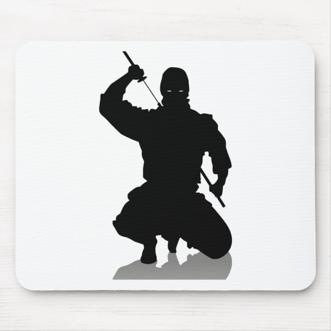 Mousepad Ninja com espada (Frente)